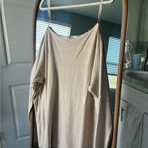 Off the shoulder sweater dress